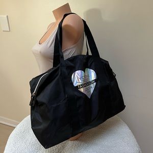 Victoria’s Secret VS Fashion Show London Black Nylon Tote Weekender Bag
